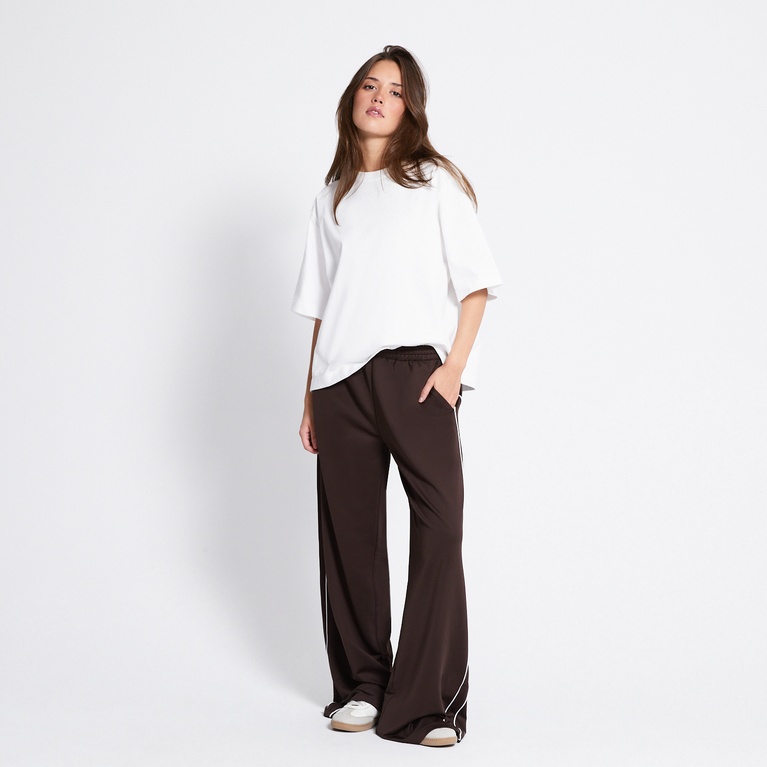 Wide trackpants "Pixie" Brown